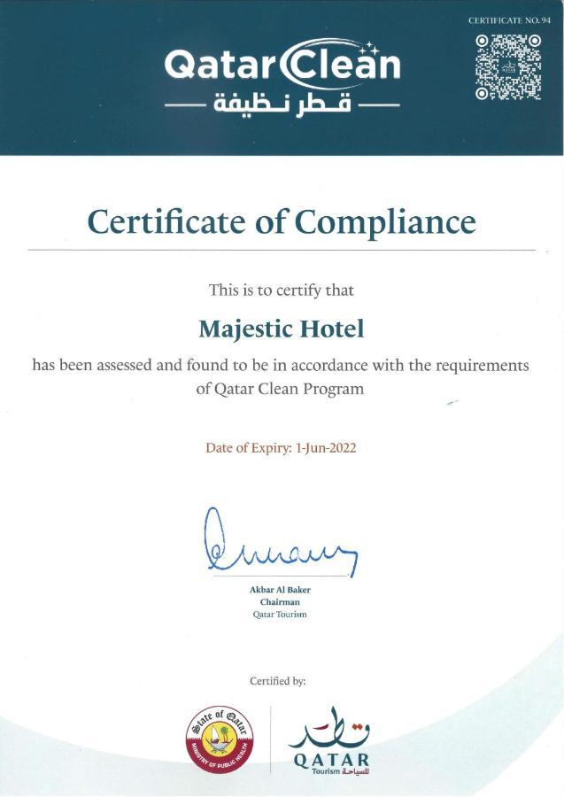 Majestic Hotel Doha Exterior photo